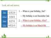 人教新目标版英语七年级上册 Unit 8 When is your birthday（Section A Grammar Focus-3c）课件