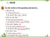 人教新目標(biāo)英語(yǔ)八年級(jí)上冊(cè)Unit 3 I'm more outgoing than my sister Section A (Grammar Focus-3c)課件