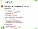 人教新目标英语八年级上册Unit 3 I'm more outgoing than my sister Section A (Grammar Focus-3c)课件