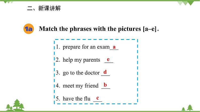 人教新目标英语八年级上册Unit 9 Can you come to my party  Section A (1a-2d)课件第5页