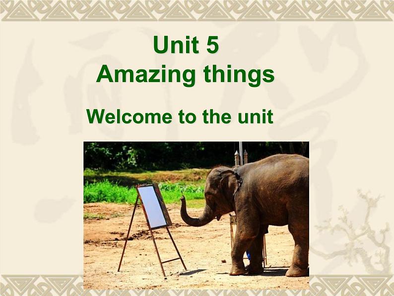 译林版英语七年级下册 Unit 5 Amazing things_ 课件01