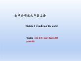 外研版英語(yǔ)九年級(jí)上冊(cè)Module 1 Unit 1 It’s more than 2,000 years old. 課件