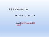 外研版英语九年级上册Module 1 Unit 1 It’s more than 2,000 years old. 课件