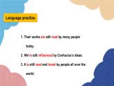 外研版英語九年級上冊Module 7 Great books Unit 3 Language in use課件