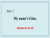 人教版英语七年级上册 Unit 1 Section B (1a-1f) 课件