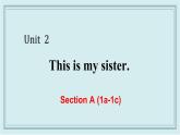 人教版英语七年级上册 Unit 2 A (1a-1c) 课件