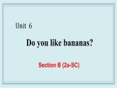 人教版英语七年级上册 Unit 6 Section B (2a-SC) 课件