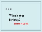 人教版英语七年级上册 Unit 8 Section A (2a-3c) 课件