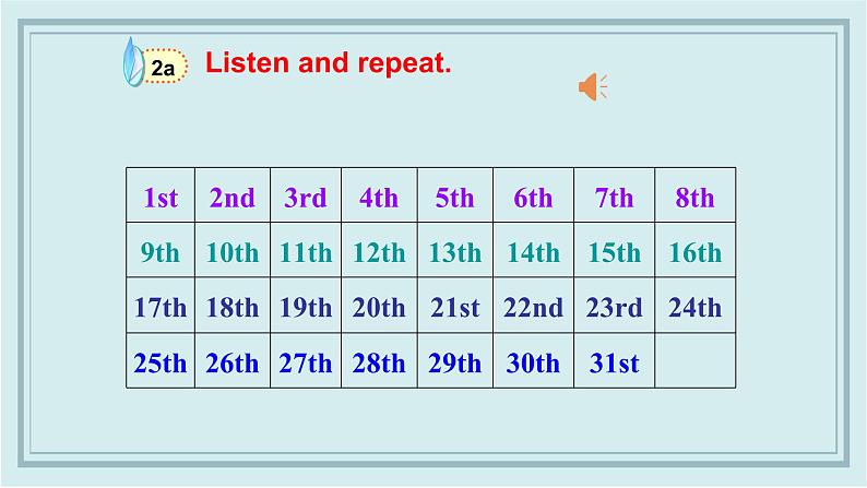 人教版英语七年级上册 Unit 8 Section A (2a-3c) 课件04