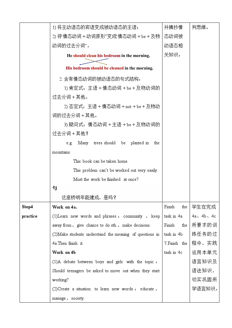 Unit7Section A Grammar Focus-4c教学设计 人教版九年级英语全册03