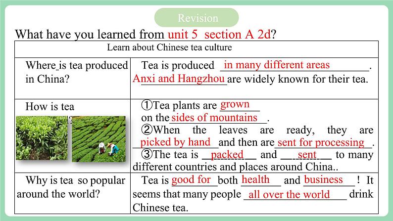 人教版新目标英语九年级 Unit6 SectionA 3a-3c 课件+精讲精练+素材03