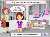 中小学英语 买衣服价格 游戏课件+素材
