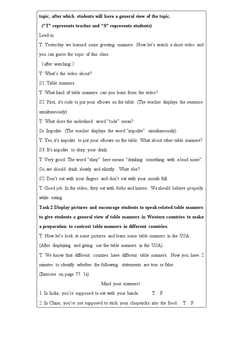 Unit10 Section B 1a-1d  教案 人教版英语九年级第2页