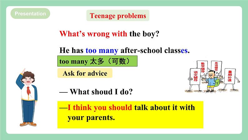 【公开课】人教新目标版八下Unit 4 《Why don't you talk to your parents》SectionA (1a-2c ) 优质课件+素材包05