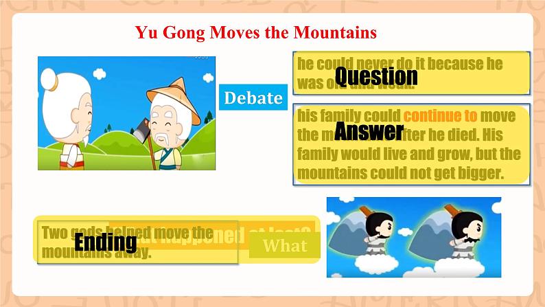 【公开课】人教新目标版八下Unit 6《An old man tried to move the mountains.》SectionA 2d&Grammar Focus-4c 课件+素材包05