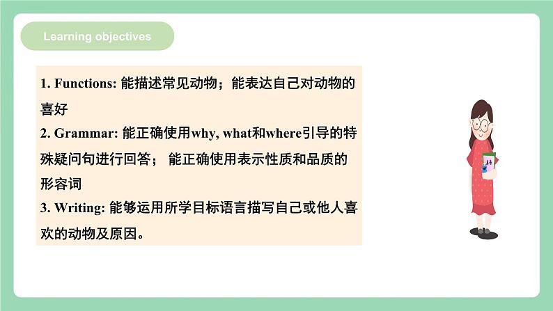 人教新目标版英语七下Unit5 《Why do you like pandas ？》SectionB 3a-selfcheck  课件第2页