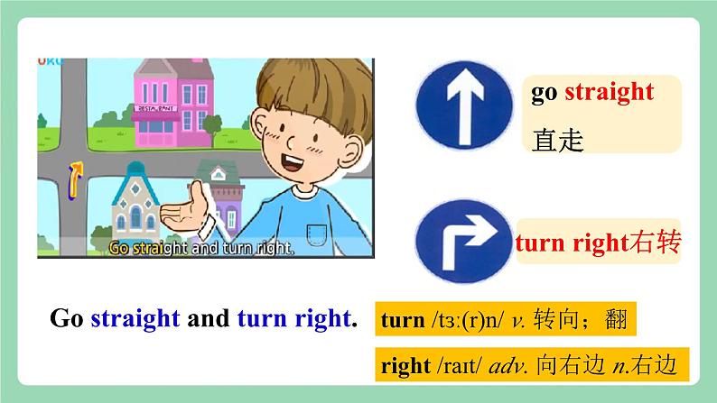 人教新目标版英语七下Unit 8《Is there a post office near here 》   SectionB(1a-1d ) 课件第4页