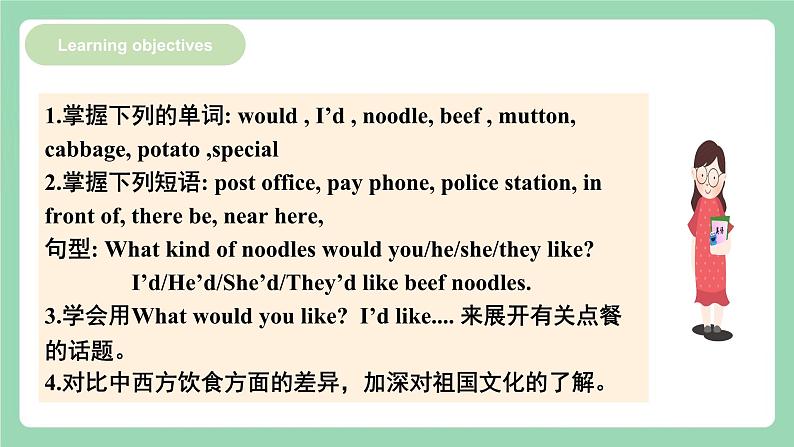 【公开课】人教新目标版英语七下Unit 10 《I’d like some noodles. 》  SectionA 1a-2c 课件+素材包02