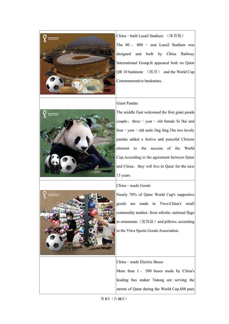 2022-2023学年湖南师大附中博才实验中学九年级（上）第三次月考英语试卷（知识梳理+含答案）第2页