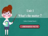 人教新目标八下英语 Unit 1《 What's the matter》Section A GF-4c 同步课件+视频