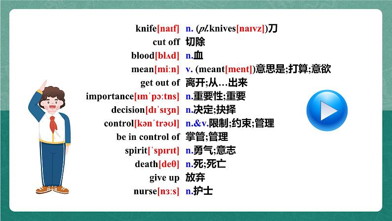 人教新目标八下英语 Unit 1《 What's the matter》Section B 2a-2e 同步课件+音视频04