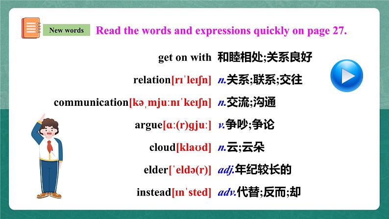 人教新目标八下英语 Unit 4《 Why don't you talk to your parents》Section A 3a-3c 同步课件+音视频03