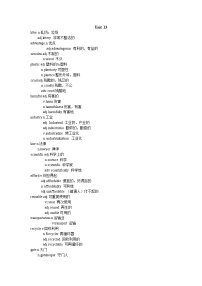 【精品同步练习】英语八上Unit 13 单词拓展练习试卷（知识梳理+含答案）