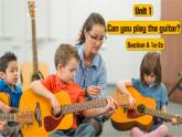 人教版初中英语七年级下册 Unit1 Can you play the guitar？1a-2c 课件+音频