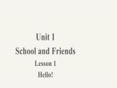 2023-2024学年英语冀教版七年级上册 Unit 1 Lesson 1 课件（七上）