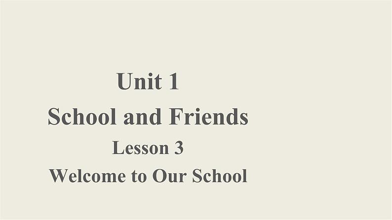 2023-2024学年英语冀教版七年级上册 Unit 1 Lesson 3 课件（七上）01