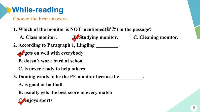 外研版七年级英语下册课件 module 2 Unit 2 I can run really fast05