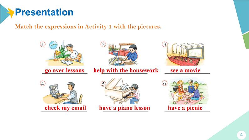 Unit 1 What are you going to do at the weekend（课件）第4页