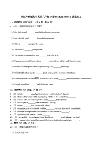 外研版 (新标准)九年级下册Unit 3 Language in use.精练