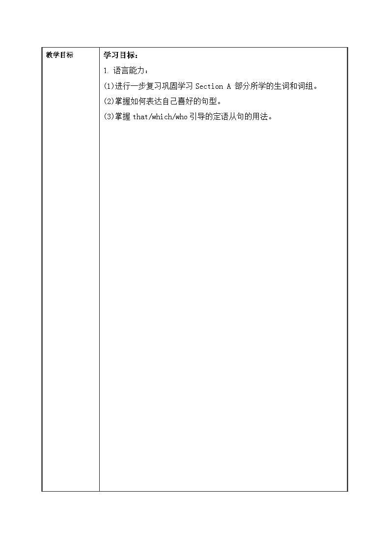 Unit 9 第3课时 (Section A Grammar Focus)（教学设计）-2023-2024学年九年级英语全册同步精品课件+导学案+分层作业(人教新目标Go for it)第2页