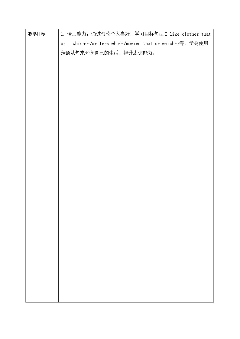 Unit 9 第4课时 (SectionB 1a-1d )（教学设计）-2023-2024学年九年级英语全册同步精品课件+导学案+分层作业(人教新目标Go for it)02