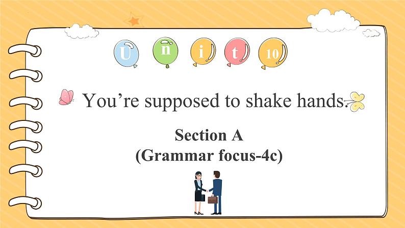 Unit 10 第3课时 (Section A Grammar focus-4c)（教学课件）-2023-2024学年九年级英语全册同步精品课件+导学案+分层作业(人教新目标Go for it)01