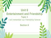 Unit 6Entertainment and FriendshipTopic 3Section A课件--仁爱版九年级英语下