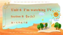 初中英语人教新目标 (Go for it) 版七年级下册Unit 6 I’m watching TV.Section B教学ppt课件