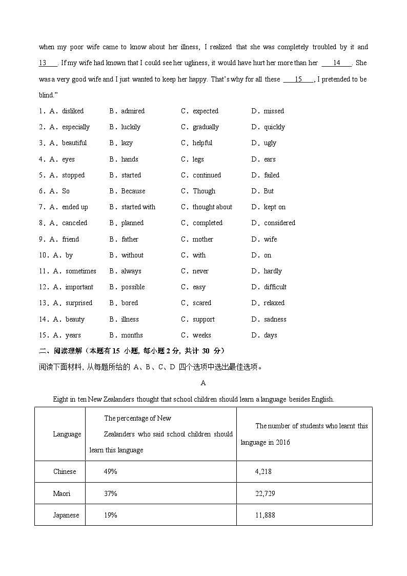 九年级英语上学期期末考试02（浙江宁波卷）-2023-2024学年九年级英语上学期期末复习查缺补漏冲刺满分（人教版）02