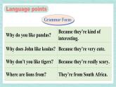人教版七年级英语下册课件 Unit 5 Why do you like pandas？第3课时（Section A Grammar Focus-3c）