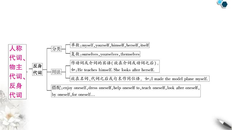 中考英语复习专题一词类考点四代词知识点1人称代词、物主代词与反身代词教学课件第5页