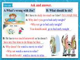 人教新目標版英語八年級下冊Unit 4《 Why don't you talk to your parents》Section A Grammar focus-4課件+音視頻+ 語言點精講精練(含答案)