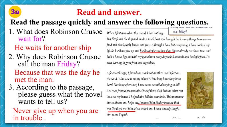 人教新目标版英语八年级下册Unit 8 《Have you read Treasure Island》 Section A 3a-3c 课件+音视频+语言点精讲精练(含答案)08