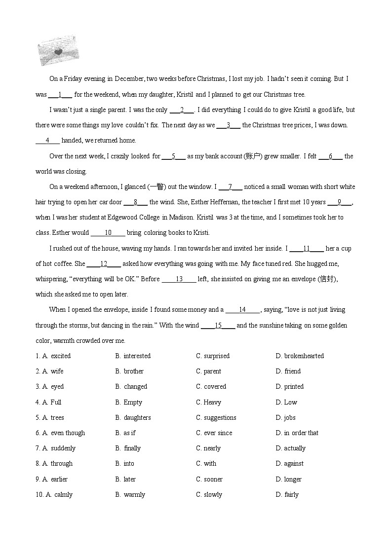 2023年浙江省湖州市第五中学中考三模英语试题（解析版）第3页