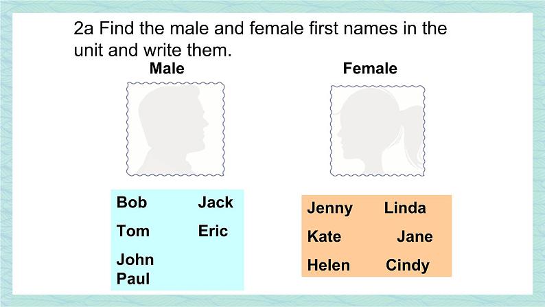 人教版七年级英语上册课件 Unit 2 This is my sister 第5课时（Section B 2a-2c）05