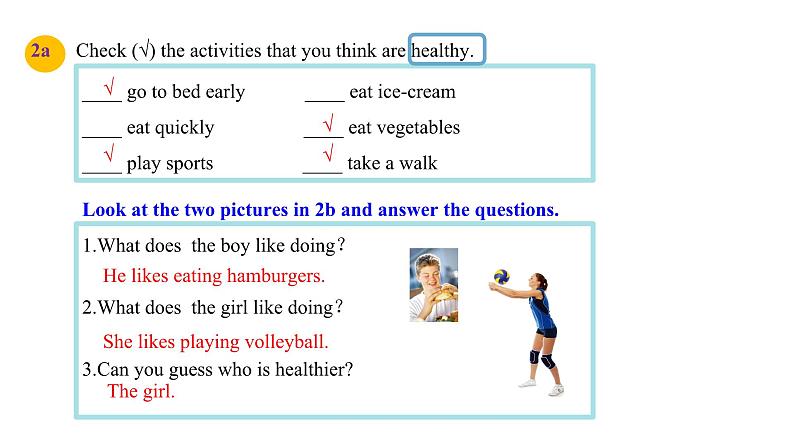 【公开课】人教新目标英语七下Unit2 What time do you go to school第四课时（SectionB 2a-2c) 课件+教案+素材包05