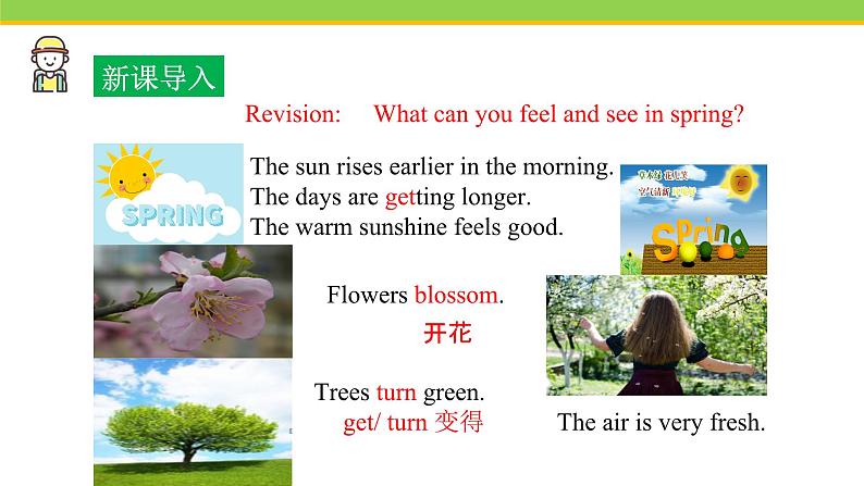 Unit 1 Lesson 6 Stories about Spring  课件 冀教版英语八年级下册02