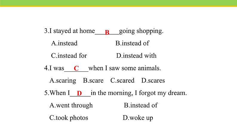 Unit 3 Lesson 15 The zoo is open  课件 冀教版英语八年级下册05