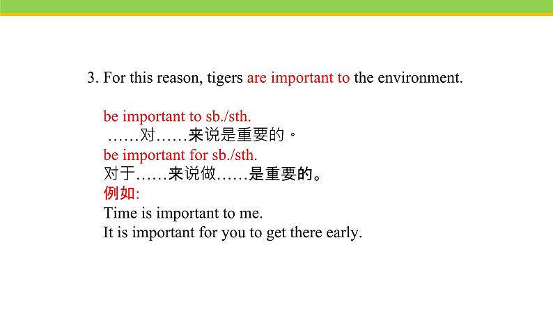 Unit 3 Lesson 17 Save the tigers  课件冀教版英语八年级下册08