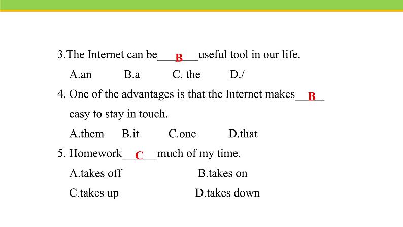 Unit 4 Lesson 23 The Internet—Good or Bad  课件冀教版英语八年级下册第5页